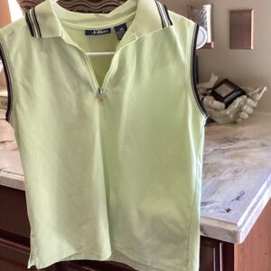 CB Casual Light Green Sleeveless Top
